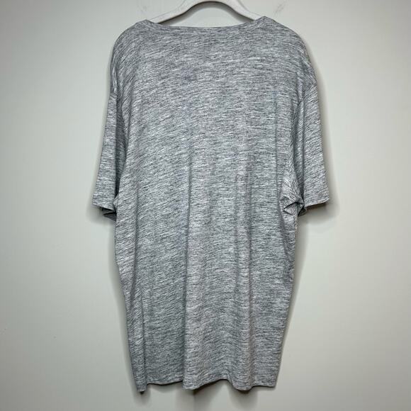 Hawker Rye V Neck T-Shirt Size L Heather Gray NWOT - Picture 6 of 8